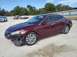 Salvage cars for sale at Fort Pierce, FL auction: 2011 Honda Accord EXL