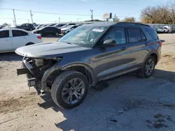 Salvage cars for sale at Oklahoma City, OK auction: 2021 Ford Explorer XLT