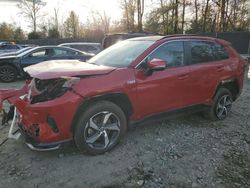 Salvage cars for sale at Waldorf, MD auction: 2021 Toyota Rav4 Prime SE