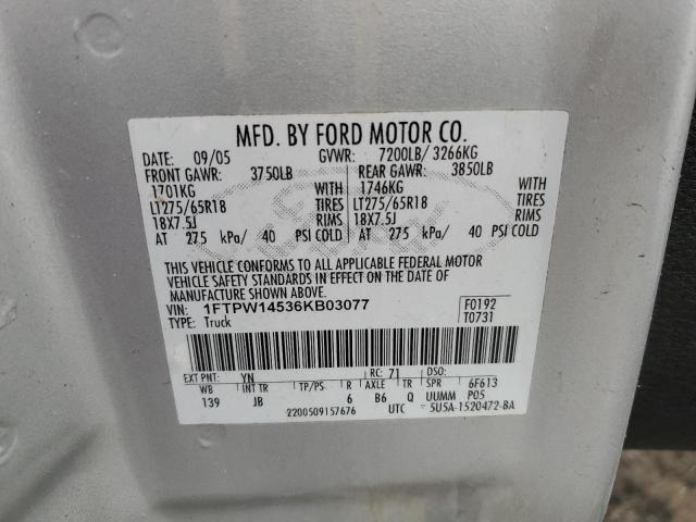 2006 Ford F150 Supercrew