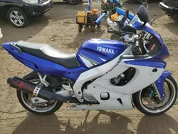 Salvage motorcycles for sale at Brighton, CO auction: 2002 Yamaha YZF600 R