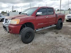 Salvage cars for sale at Riverview, FL auction: 2008 Nissan Titan XE