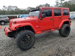 Carros salvage sin ofertas aún a la venta en subasta: 2015 Jeep Wrangler Unlimited Sahara