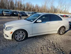 Mercedes-Benz salvage cars for sale: 2009 Mercedes-Benz C 300 4matic