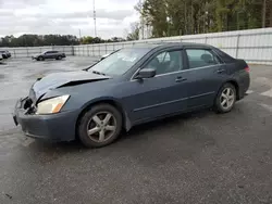 Salvage cars for sale at Dunn, NC auction: 2004 Honda Accord EX