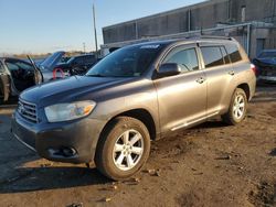 Salvage cars for sale at Fredericksburg, VA auction: 2010 Toyota Highlander