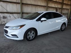 Chevrolet salvage cars for sale: 2016 Chevrolet Cruze LS