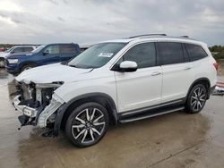 Salvage cars for sale at Grand Prairie, TX auction: 2022 Honda Pilot Touring