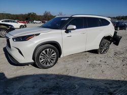 Salvage cars for sale from Copart Cleveland: 2021 Toyota Highlander Hybrid Platinum