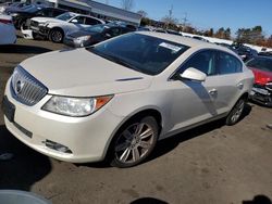 Salvage cars for sale at New Britain, CT auction: 2012 Buick Lacrosse Premium