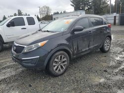 Salvage cars for sale at Graham, WA auction: 2016 KIA Sportage LX