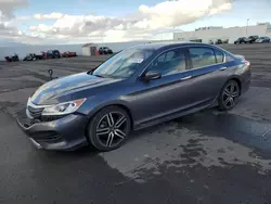 Honda salvage cars for sale: 2017 Honda Accord Sport