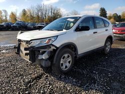 Salvage cars for sale from Copart Portland, OR: 2016 Honda CR-V LX