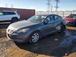 Salvage cars for sale at Elgin, IL auction: 2012 Honda Accord LX