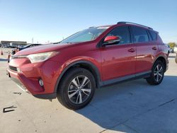 Salvage cars for sale at Grand Prairie, TX auction: 2017 Toyota Rav4 XLE