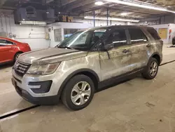 Carros salvage sin ofertas aún a la venta en subasta: 2016 Ford Explorer Police Interceptor