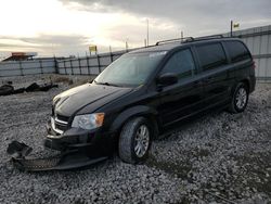 Dodge Grand Caravan sxt salvage cars for sale: 2016 Dodge Grand Caravan SXT