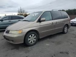 Salvage cars for sale at San Martin, CA auction: 2004 Honda Odyssey EXL