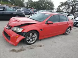 2008 Pontiac G8 en venta en Riverview, FL