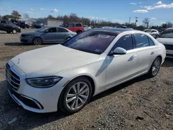 Mercedes-Benz salvage cars for sale: 2021 Mercedes-Benz S 500 4matic