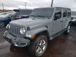 Jeep salvage cars for sale: 2020 Jeep Wrangler Unlimited Sahara