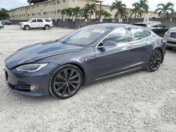 Salvage cars for sale from Copart Opa Locka, FL: 2021 Tesla Model S