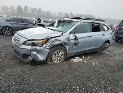 Salvage cars for sale at Finksburg, MD auction: 2017 Subaru Outback 2.5I Premium