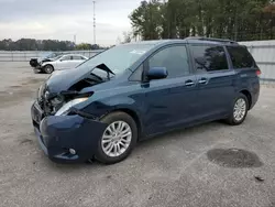 Vehiculos salvage en venta de Copart Dunn, NC: 2012 Toyota Sienna XLE