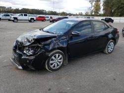 Toyota Corolla Vehiculos salvage en venta: 2016 Toyota Corolla L