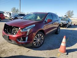 Salvage cars for sale at Pekin, IL auction: 2017 Cadillac XT5 Premium Luxury