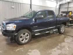 Salvage trucks for sale at Casper, WY auction: 2008 Dodge RAM 1500 ST