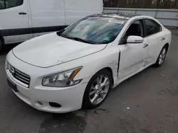 Salvage cars for sale at Glassboro, NJ auction: 2012 Nissan Maxima S