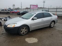 Salvage cars for sale at Chicago Heights, IL auction: 2006 Honda Accord EX