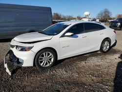 Salvage cars for sale from Copart Hillsborough, NJ: 2017 Chevrolet Malibu LT