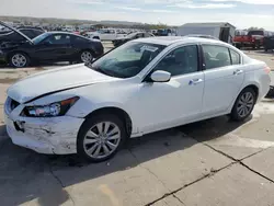 Salvage cars for sale at Grand Prairie, TX auction: 2011 Honda Accord EXL