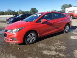 Salvage cars for sale at Shreveport, LA auction: 2017 Chevrolet Cruze LS