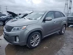 Salvage cars for sale from Copart Elgin, IL: 2015 KIA Sorento SX