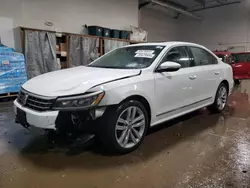 Salvage cars for sale at Elgin, IL auction: 2018 Volkswagen Passat SEL Premium