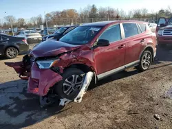 Salvage cars for sale from Copart Chalfont, PA: 2018 Toyota Rav4 LE