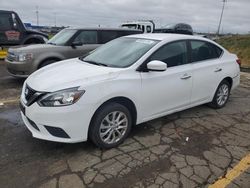 Salvage cars for sale at Woodhaven, MI auction: 2019 Nissan Sentra S