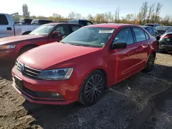 Volkswagen Vehiculos salvage en venta: 2016 Volkswagen Jetta Sport