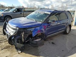 Salvage cars for sale at Duryea, PA auction: 2015 Ford Explorer XLT