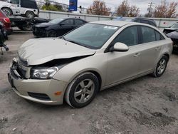 Chevrolet salvage cars for sale: 2014 Chevrolet Cruze LT