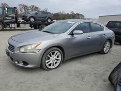 Salvage cars for sale at Spartanburg, SC auction: 2009 Nissan Maxima S