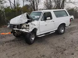 Salvage cars for sale at Cicero, IN auction: 1994 Ford Bronco U100