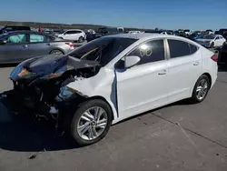 Salvage cars for sale at Grand Prairie, TX auction: 2020 Hyundai Elantra SEL