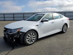 KIA Optima salvage cars for sale: 2016 KIA Optima LX