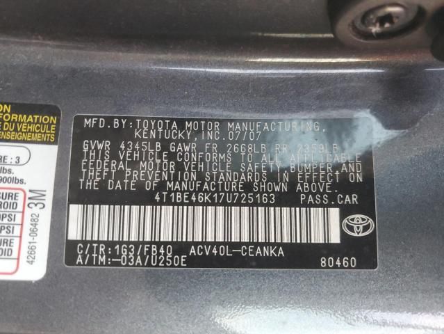 2007 Toyota Camry CE