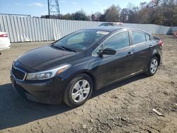 Carros salvage a la venta en subasta: 2017 KIA Forte LX