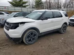 Ford salvage cars for sale: 2015 Ford Explorer Sport